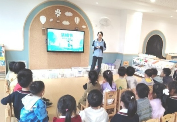 花開憶清明，傳承潤童心——?？谑猩礁哂變簣@2025年清明節(jié)主題活動-圖片7